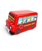 PEANUTS スヌーピー バス型ランチケース 弁当箱 ランチ バス型 スヌーピー レッド