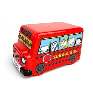 PEANUTS スヌーピー バス型ランチケース 弁当箱 ランチ バス型 スヌーピー レッド  
