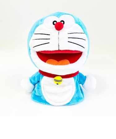 ドラえもん ぱくぱくハンドパペット ベビー おもちゃ ぬいぐるみ ブルー グッズ 
