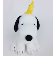 ピーナッツ スヌーピー スヌーピー＆ウッドストックおすわり ぬいぐるみ グッズ