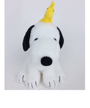 ピーナッツ スヌーピー スヌーピー＆ウッドストックおすわり ぬいぐるみ グッズ