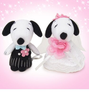 ウェディング ミニ マスコット (ウェルカムドール) 洋風 スヌーピー