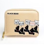 ブラックベア ミニウォレット ブルーナ ウォレット ミニ財布 財布 コインケース ベージュ グッズ 