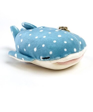 プレミアムねむねむ じんべえさん エコバッグ かむかむズ バッグ エコ ぬいぐるみ ストラップ サメ 水玉