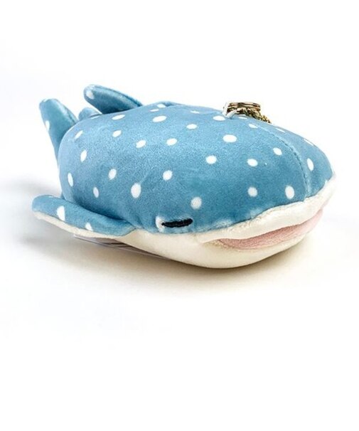 プレミアムねむねむ じんべえさん エコバッグ かむかむズ バッグ エコ ぬいぐるみ ストラップ サメ 水玉