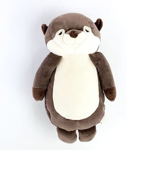 リラワーク ねむねむアニマルズ 背中ツボ押しクッション くるり マッサージ ぬいぐるみ クッション 