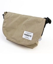 スヌーピー スヌーピー グッズOOPY メッセンジャーバッグ ショルダーバッグ ベージュ (MCOR)