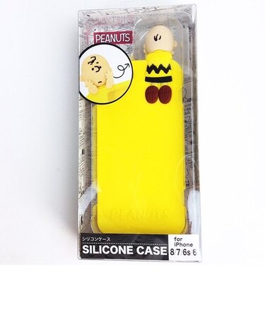 ピーナッツ スヌーピー iPhone8/7/6s/6 対応シリコンケース チャーリーブラウン アイフォンケース グッズ