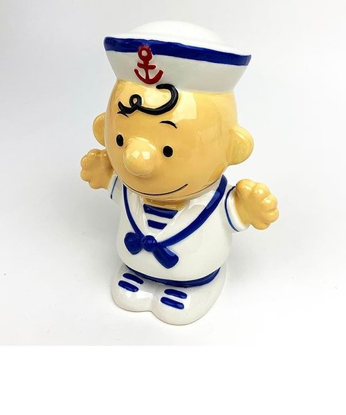 SNOOPY チャーリー・ブラウン セーラーバンク 貯金箱 スヌーピー