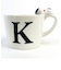 スヌーピー フィギュア付イニシャルマグ Ｋ スヌーピー フィギュア付マグ マグカップ イニシャル カップ マグ 白 グッズ 