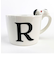 スヌーピー フィギュア付イニシャルマグ Ｒ スヌーピー フィギュア付マグ マグカップ イニシャル カップ マグ 白 グッズ 