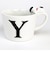 スヌーピー フィギュア付イニシャルマグ Ｙ スヌーピー フィギュア付マグ マグカップ イニシャル カップ マグ 白 グッズ 