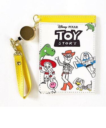 ディズニー トイストーリー シングルパスケース 集合 トイストーリー パスケース Disney 定期入れ  ホワイト  (MCOR)