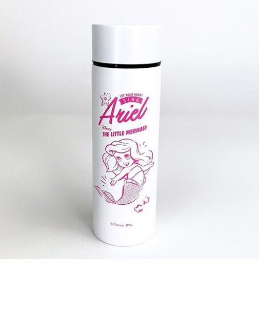 ディズニー アリエル ポケトル POP ステンレスボトル まほうびん 水筒 ボトル プリンセス ホワイト グッズ 