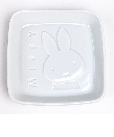 ミッフィー ショウユザラ オスマシ MF 皿 小皿 醤油 和食器 白 グッズ 日本製 