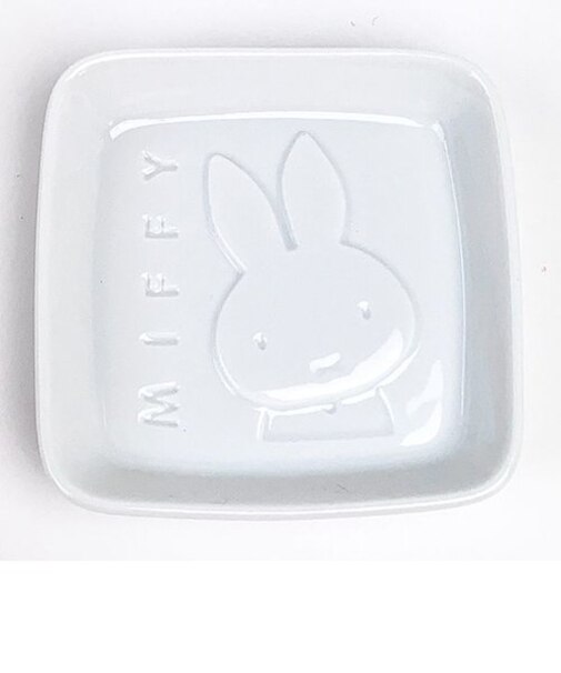 ミッフィー ショウユザラ オスマシ MF 皿 小皿 醤油 和食器 白 グッズ 日本製 