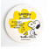 PEANUTS スヌーピー 吸水コースター スヌーピー＆ウッドストック コースター ホワイト  