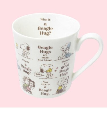 スヌーピー たっぷりマグ (マグカップ) ピーナッツハグ ヴィンテージ