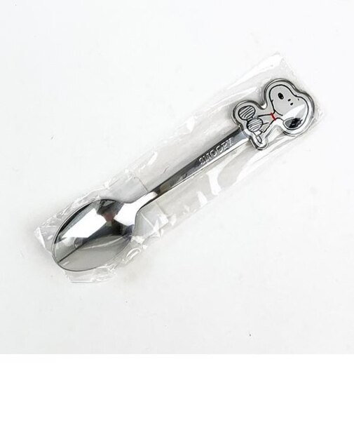 スヌーピー ステンレス スプーン お座り SNOOPY カトラリー キッチン用品 ランチ ベビー