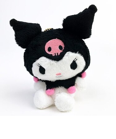 マイメロディ クロミ ほわほわ クロミMC ぬいぐるみ マスコット 黒 グッズ 