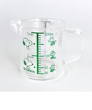 PEANUTS スヌーピー メジャーカップ小 メジャーカップ 計量器 グリーン