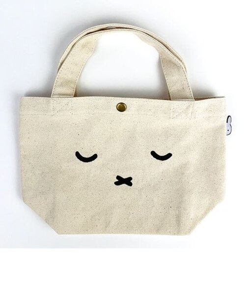 miffy ミッフィー ミニトート フェイスオヤスミ ミニバッグ トート ランチバッグ グッズ 