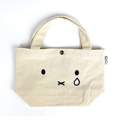miffy ミッフィー ミニトート フェイス泣き顔 ミニバッグ トート ランチバッグ グッズ 