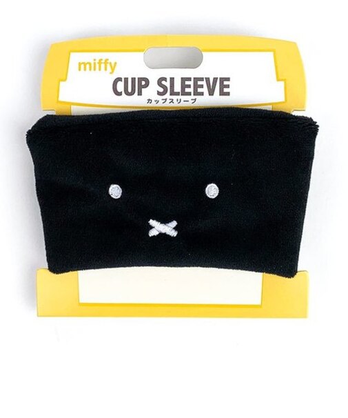 ミッフィー miffy カップスリーブ BK スリーブ カップ キッチン インテリア ブラック グッズ 