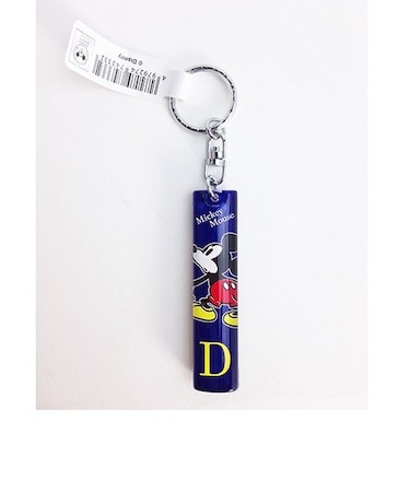 ディズニー イニシャルキーホルダー ミッキー＆ミニー D グッズ  (MCOR)(MCD)