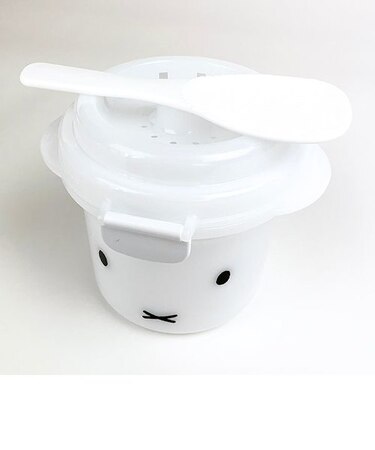 MIFFY ミッフィー miffy ごはんメーカー ケース 容器 ごはん ランチ キッチン 食器 電子レンジ可 ホワイト グッズ 