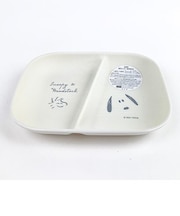 スヌーピー ウッドストック スクエアワンプレート フェイス柄 S SNOOPY キッチンプレート 皿 ホワイト S 日本製 (MCOR)