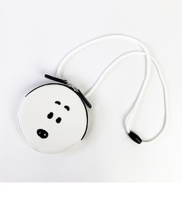 PEANUTS スヌーピー ネックパース フェイスアップスヌーピー コインケース お財布 子供用財布 グッズ  (MCOR)