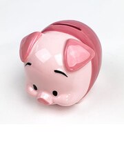 Disney ピグレット 貯金箱S ピグレット ディズニー クマのプーさん バンク  ピンク グッズ
