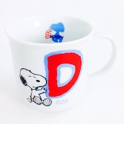 ピーナッツ スヌーピー イニシャルマグ D 日本製 食器 グッズ (MCOR)