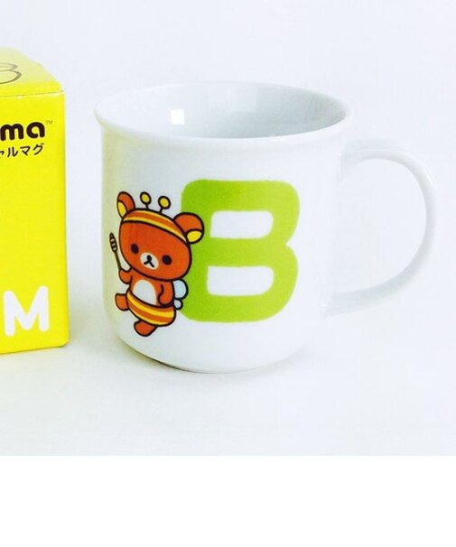 リラックマ イニシャルマグ B 日本製 食器 グッズ  (MCOR)(MCD)