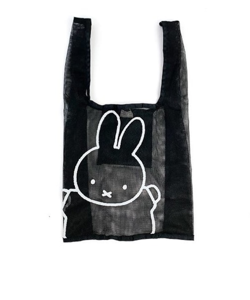 ミッフィー miffy メッシュエコバッグ BK バッグ ブラック