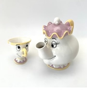 美女と野獣のティーセット チップ/ポット夫人 (マグカップ/ティーポット) ディズニー キッチン用品