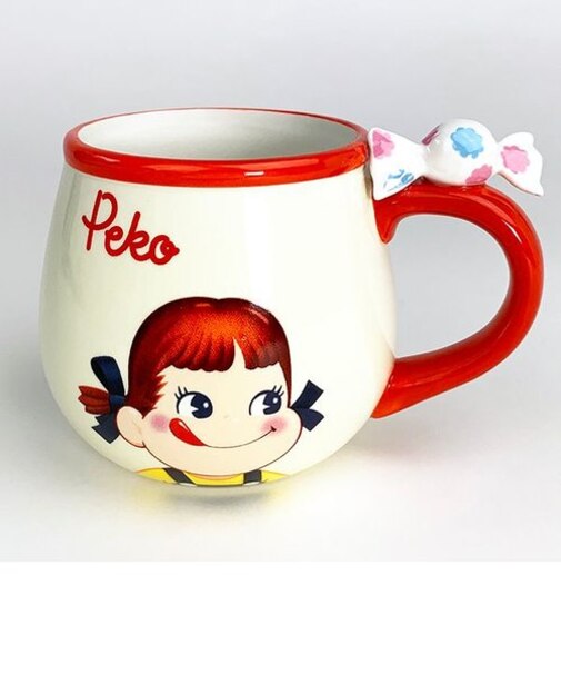 サンリオ ペコちゃん フィギュア付きマグ マグカップ 食器 クリーム グッズ
