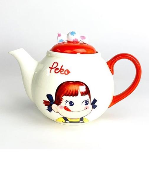 サンリオ ペコちゃん ティーポット 食器 クリーム グッズ