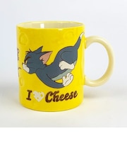 トムとジェリー  追いかけっこマグ トムジェリ イエロー マグカップ 食器