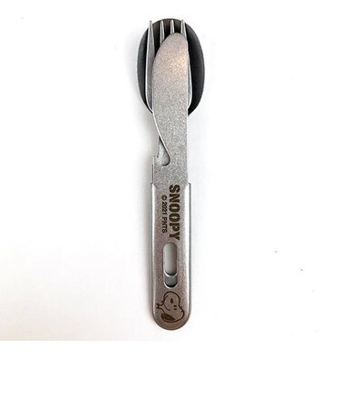 スヌーピー フェイス 3in1レジャー カトラリーセット アウトドア キャンプ ランチ