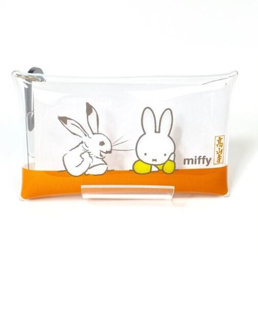 ミッフィー 鳥獣戯画 miffy×鳥獣戯画 クリアマルチケースS 隣人 ケース 