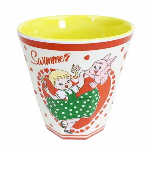 SWIMMER メラミンカップ dancing girl YE オトナコレクション