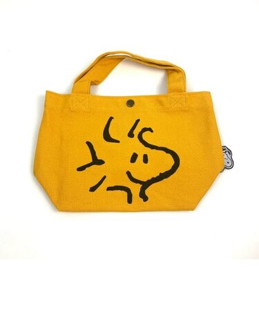 スヌーピー PEANUTS ミニトート バッグ イエロー 　 　