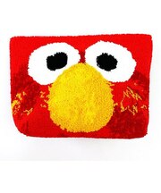 セサミストリート エルモ さがら刺繍 ポーチ レッド