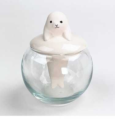 ドーム型加湿器 アザラシ 加湿器 インテリア 白