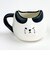 マグ ふてぶてしい猫 ぶちねこ マグカップ  白