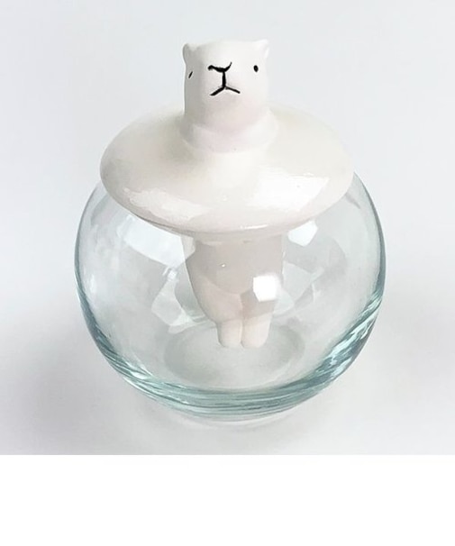 ドーム型加湿器 カピバラ 加湿器 インテリア 白