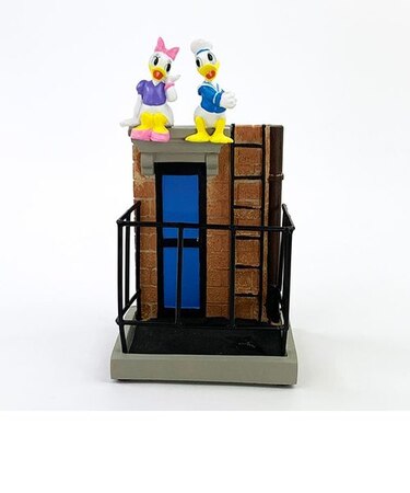 ディズニー ドナルドダック デイジーダック ステーショナリースタンド ドナルド デイジー 文房具立て 文房具入れ