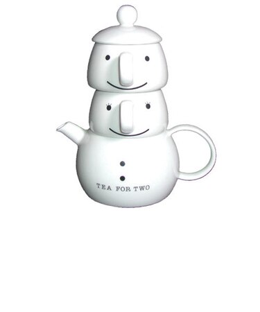 ティーフォーツー ユキダルマ ティーポット&ティーカップセット